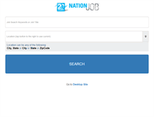 Tablet Screenshot of nationjob.com